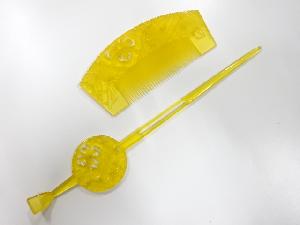 アンティーク　透かし　櫛・簪セット